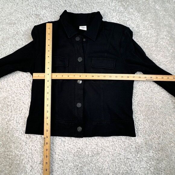 Cabi Ava Snap Button Ponte Jacket Black - Picture 12 of 13